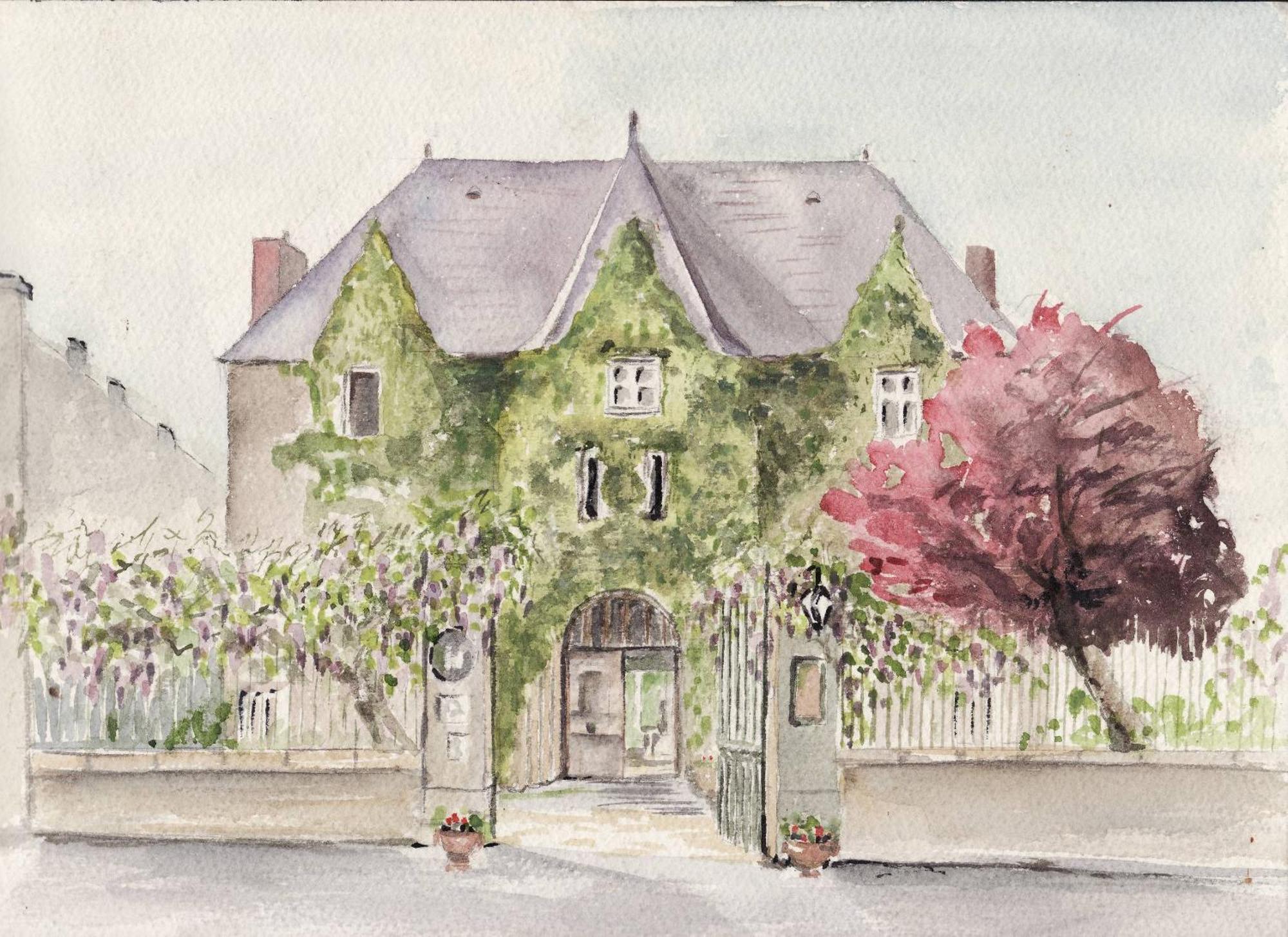 Hotel De La Barbacane Tiffauges Bagian luar foto